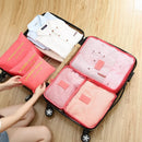 Kit 6 Bolsas Organizadoras para Viagem