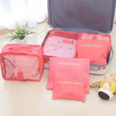 Kit 6 Bolsas Organizadoras para Viagem