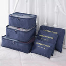 Kit 6 Bolsas Organizadoras para Viagem