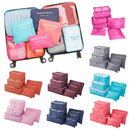 Kit 6 Bolsas Organizadoras para Viagem