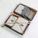 Kit 6 Bolsas Organizadoras para Viagem