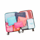 Kit 6 Bolsas Organizadoras para Viagem