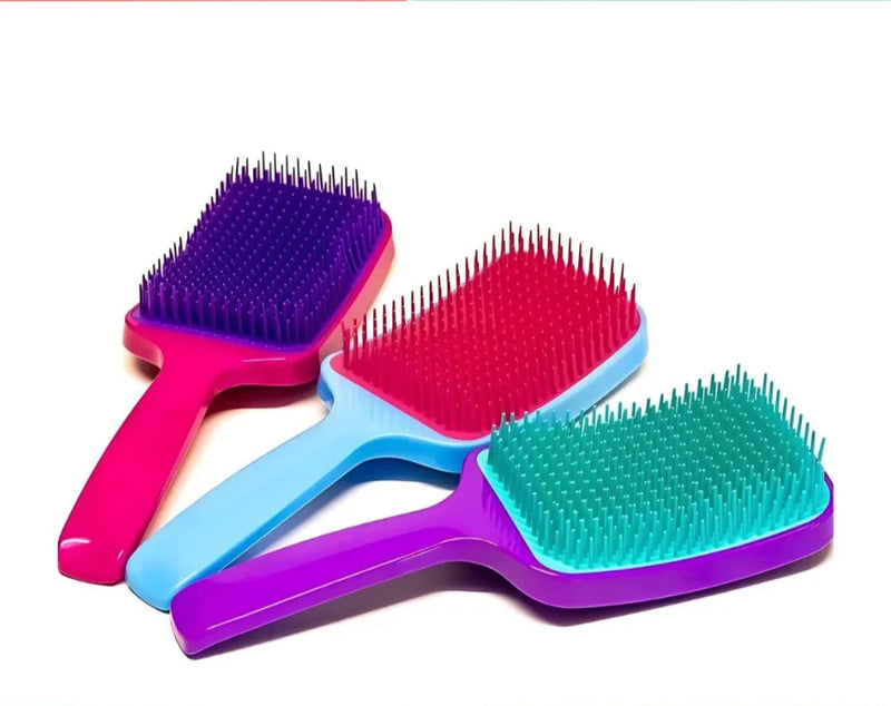 Escova Raquete Flex para Desembaraçar todos os tipos De Cabelos