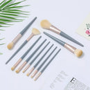 Kit de 10 Pincéis Profissionais para Maquiagem com estojo – Perfeitos para Esfumar e Contornar