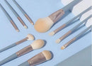 Kit de 10 Pincéis Profissionais para Maquiagem com estojo – Perfeitos para Esfumar e Contornar
