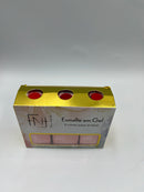 Kit 3 Esmaltes em Gel Vermelho Fan Nails