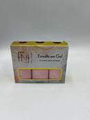 Kit 3 Esmaltes em Gel Vermelho Fan Nails