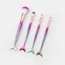 Kit de 4 Pincéis Sereia com estojo