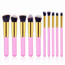 Kit de Pincéis Kabuki de 10 peças