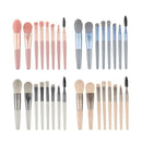 Kit C/ 8 Peças Lindas Conjunto de Pinceis de Maquiagem Moderno C/ Estojo