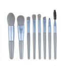 Kit C/ 8 Peças Lindas Conjunto de Pinceis de Maquiagem Moderno C/ Estojo