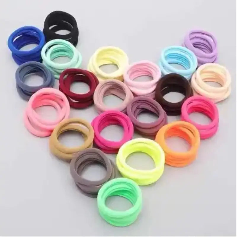 Kit 144 Xuxinhas Elásticas para Cabelo - Rabicó Feminino