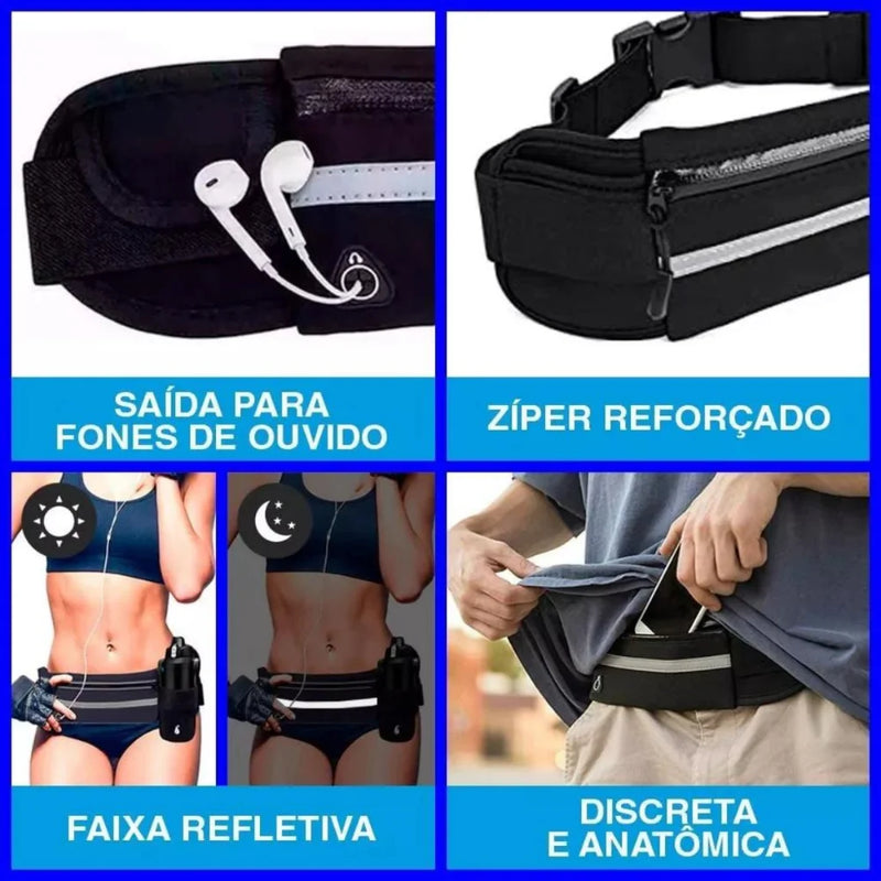 Bolsa Pochete Unissex Esportiva para Notebook e Celular