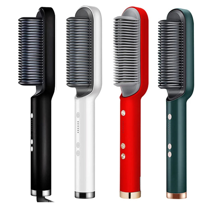 Escova Elétrica de Cabelo Alisadora Bivolt