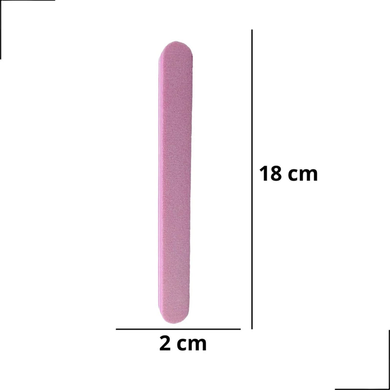 KIT 10 Lixas Buff Reta Suntrust 100/180 Laváveis De Polimento Para Unhas