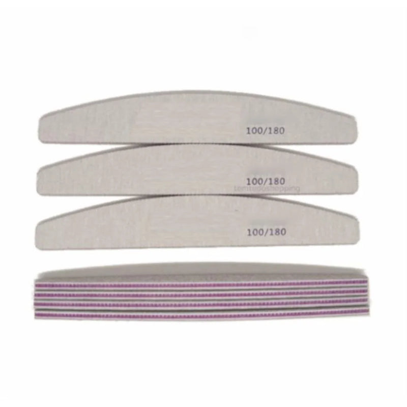 Kit 24 Lixas Boomerang O.P.I. Laváveis De Polimento 100/180 Para Unhas