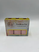 Kit 3 Esmaltes em Gel Vermelho Fan Nails