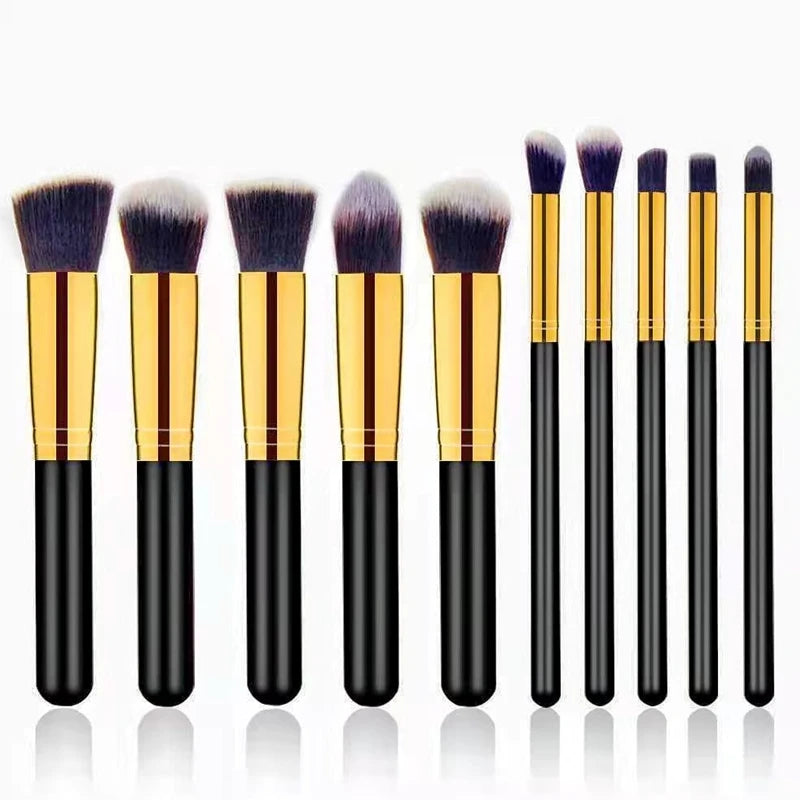 Kit de Pincéis Kabuki de 10 peças