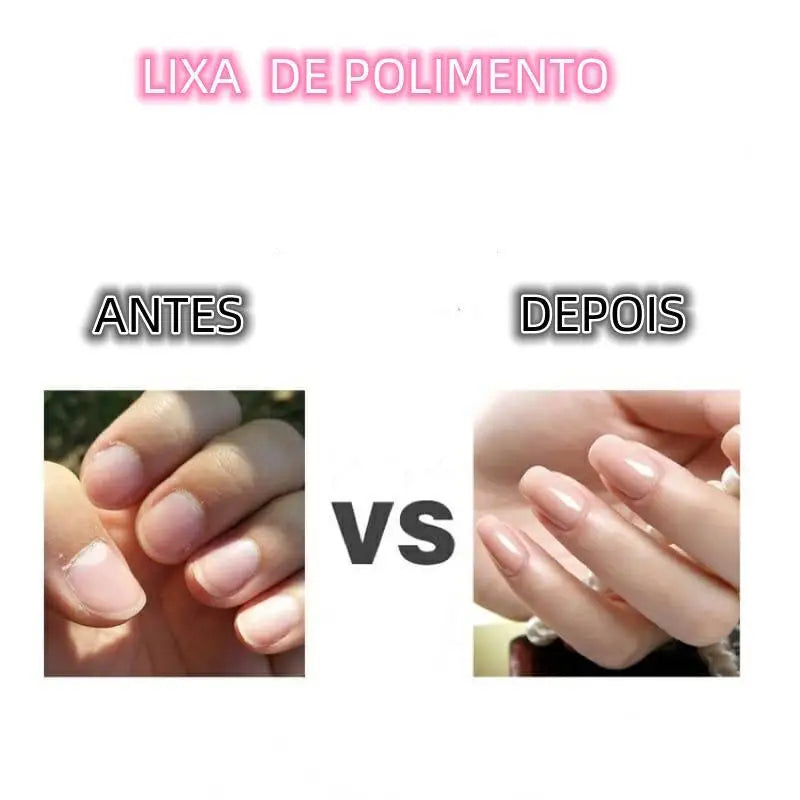 Lixa de Unha com 6 lados para Polimento