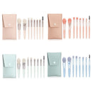 Mini Conjunto de Pincéis de Maquiagem Portátil, 8 peças com estojo