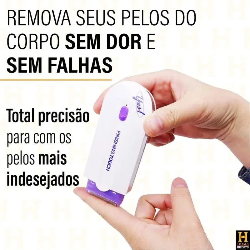 Depilador Elétrico Feminino Sem Fio para Corpo e Rosto