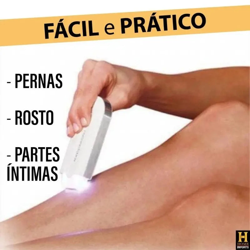 Depilador Elétrico Feminino Sem Fio para Corpo e Rosto