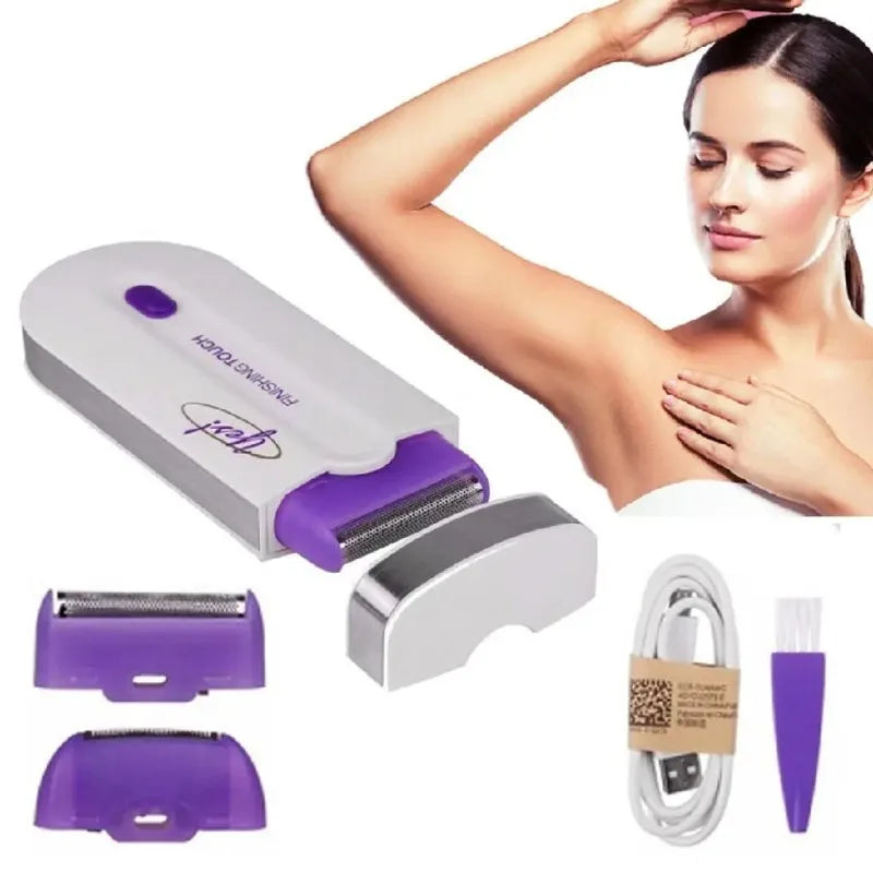 Depilador Elétrico Feminino Sem Fio para Corpo e Rosto