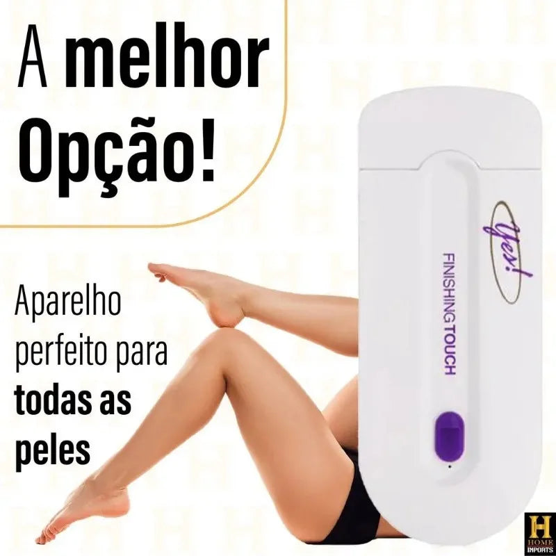 Depilador Elétrico Feminino Sem Fio para Corpo e Rosto