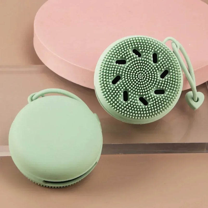 Escova Facial de Silicone para Limpeza Profunda e Cuidados com a Pele