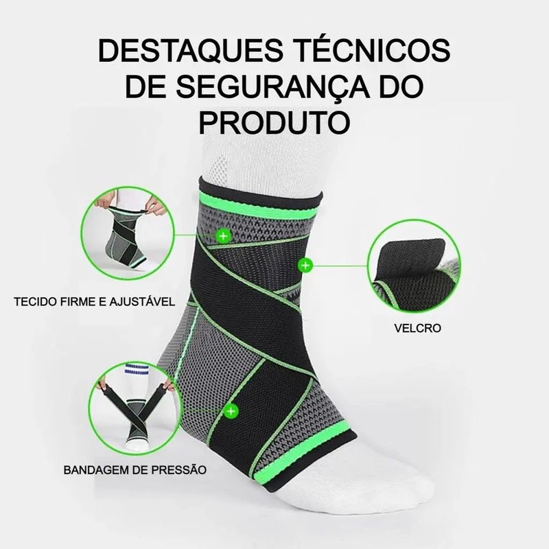 Tornozeleira Ortopédica de Compressão para Fitness e Esportes