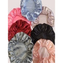 Touca de Cetim Anti-Frizz com Elástico Multicolorida para Cabelo