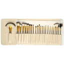 Kit Pinceis Maquiagem Profissional 24 Peças com Estojo Organizado