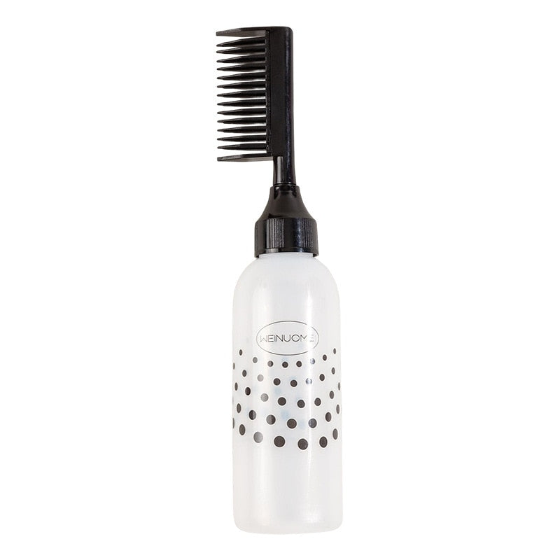 Pente Frasco Aplicador de Tintura para Cabelo