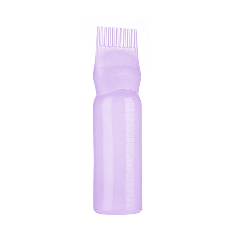 Pente Frasco Aplicador de Tintura para Cabelo